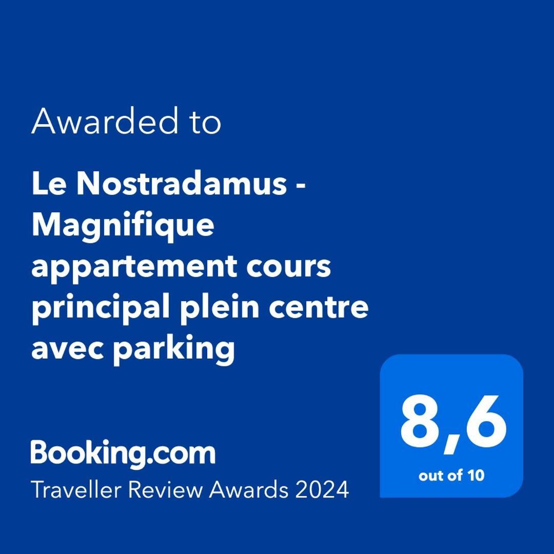 Le Nostradamus - Magnifique Appartement Cours Principal Plein Centre Avec Parking Salon-de-Provence Zewnętrze zdjęcie